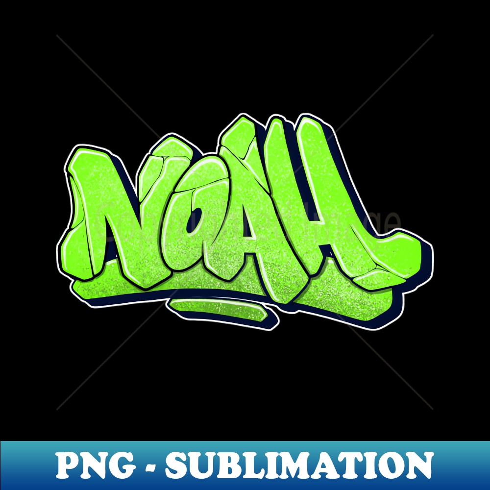 Noah - Graffiti name - Retro PNG Sublimation Digital Download