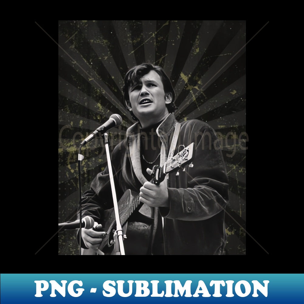 Kris Kristofferson - Vintage Sublimation PNG Download