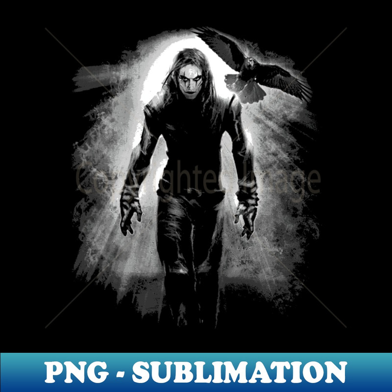 Eric Draven It Can't Rain All the Time - Exclusive PNG Sublimation Download