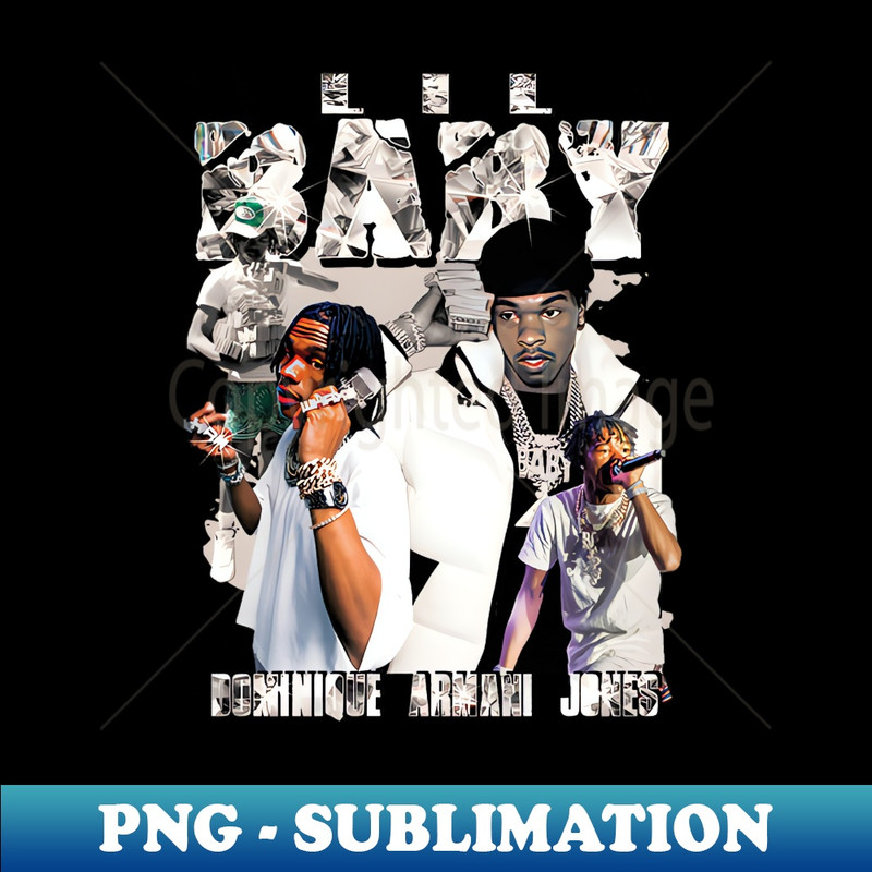 Lil Baby Vintage - Instant PNG Sublimation Download