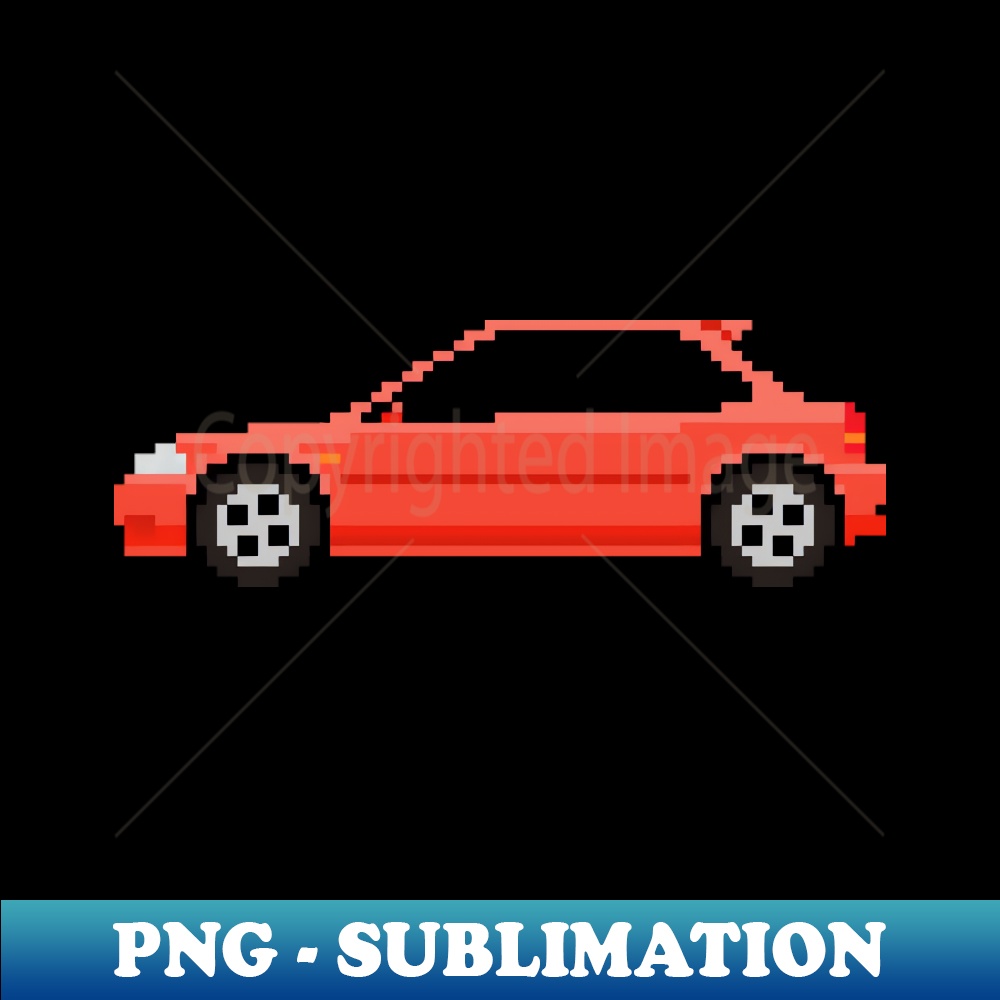 Honda Civic EK Pixelart - Aesthetic Sublimation Digital File