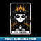 The Ember Emperor Burn Flame Funny Tarot Card Pun Horoscope - Signature Sublimation PNG File