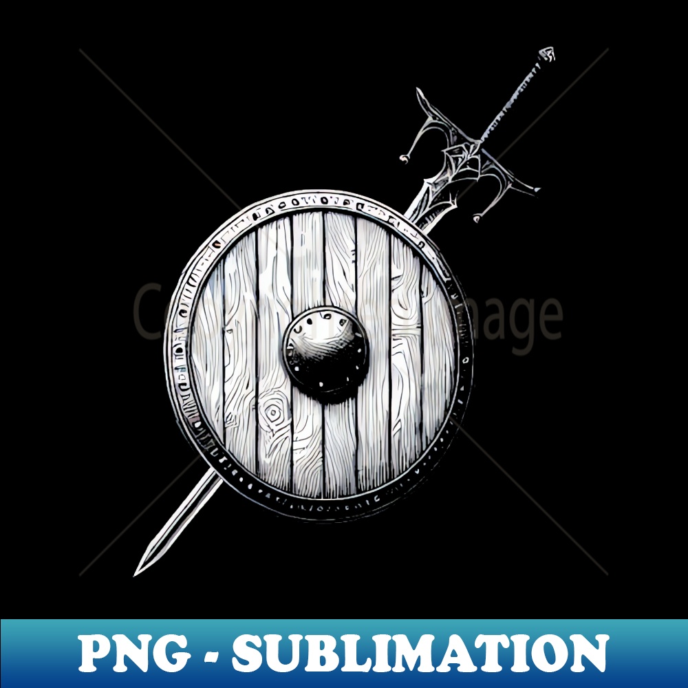 Sword and Shield - Premium PNG Sublimation File