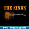 THE KINKS BAND - Retro PNG Sublimation Digital Download