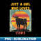 Just a Girl Who Loves Cows - Creative Sublimation PNG Download