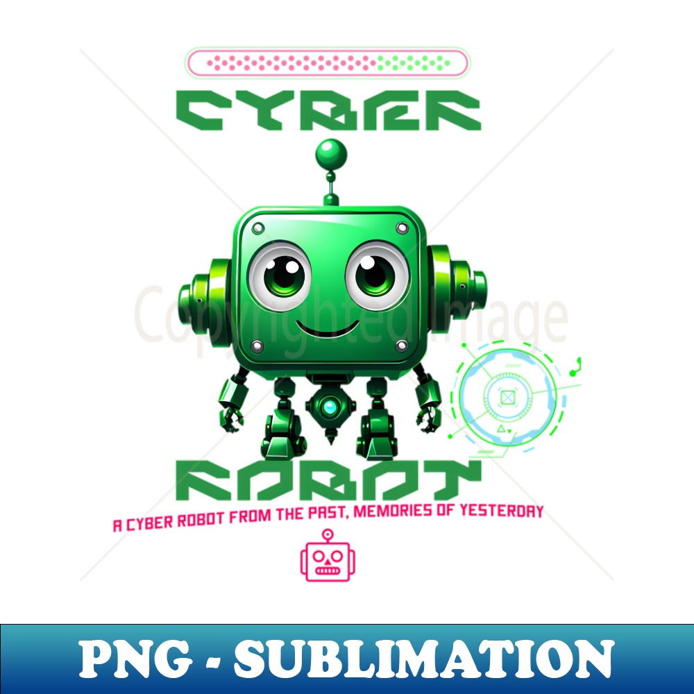 Cyber Pop Art A Cyber Robot Celebrates Popular Culture Of The Past In Digital Art - Digital Sublimation Download File