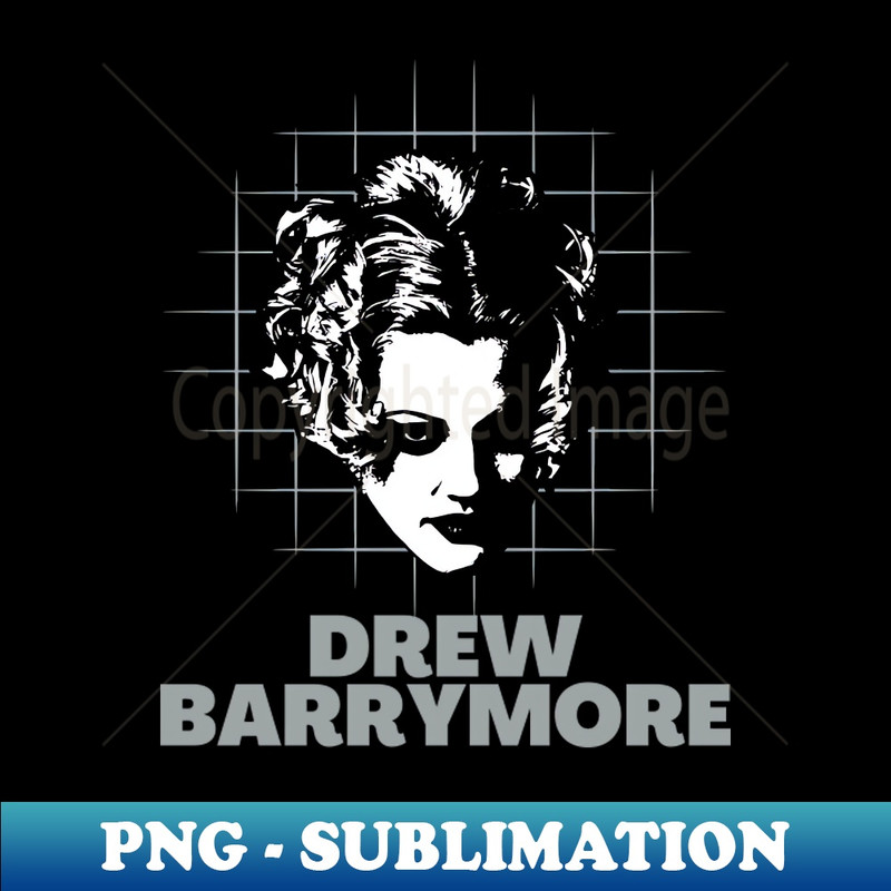 Drew barrymore -u003e 80s retro - Retro PNG Sublimation Digital Download