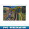 Abstract Kent Landscape by Colin Fifield - Artistic Sublimation Digital File