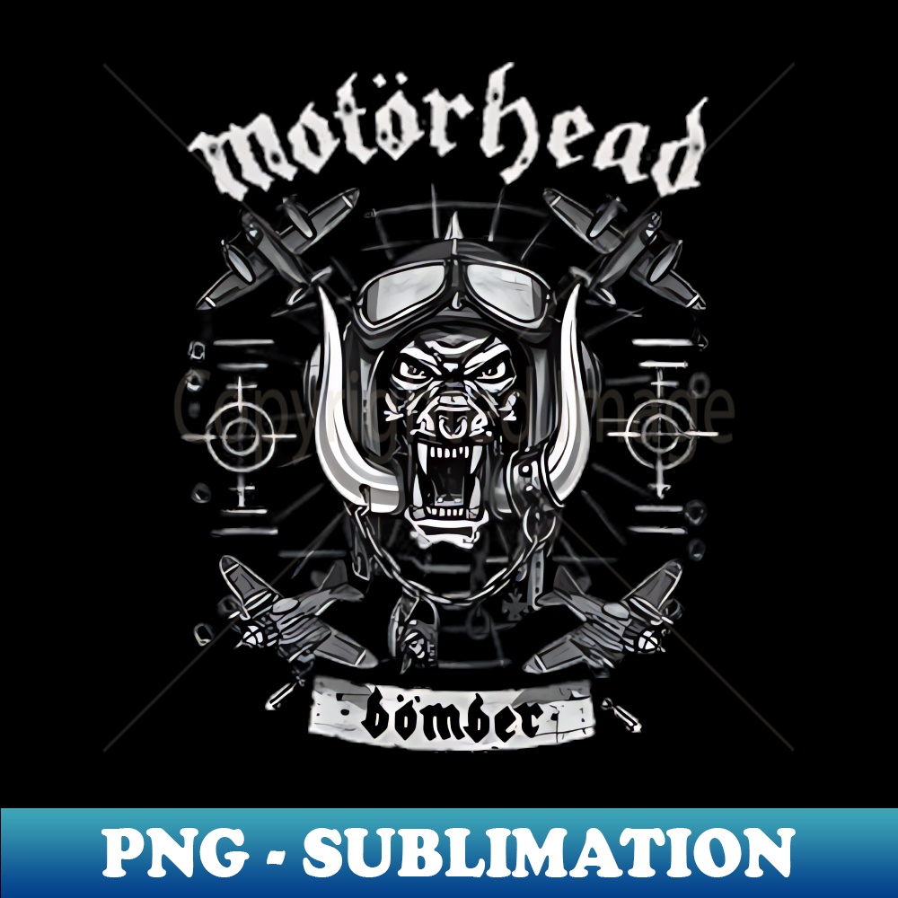 Motorhead band bang - Vintage Sublimation PNG Download
