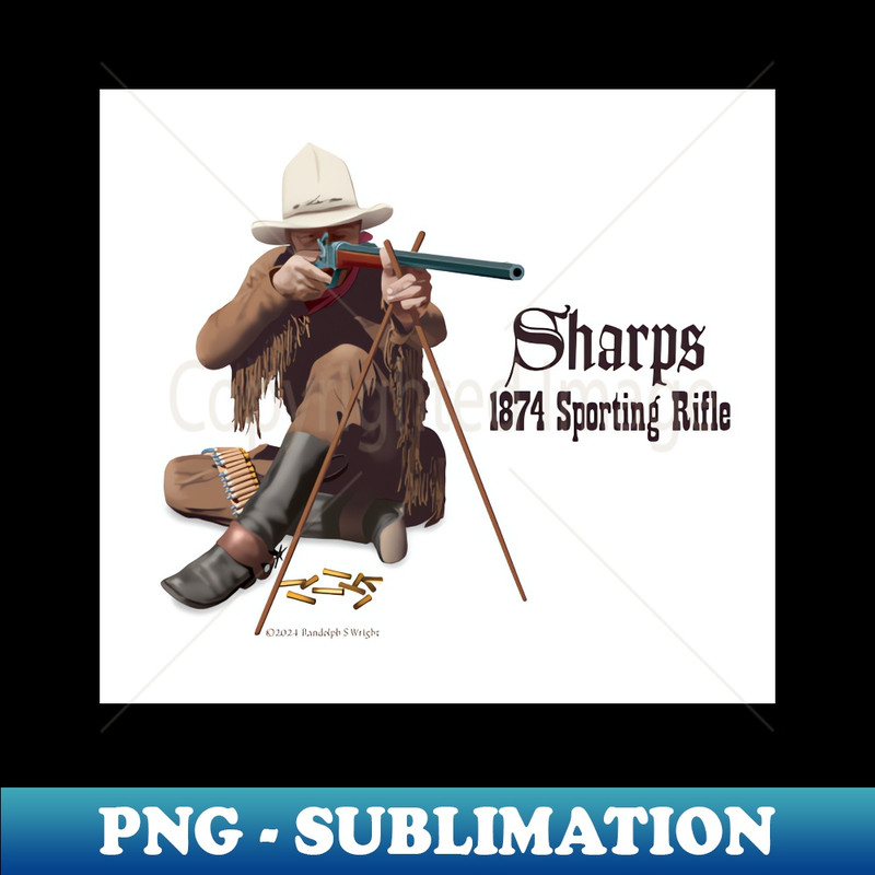 Sharps Shooter - Instant PNG Sublimation Download