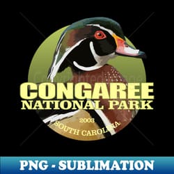 congaree national park (wood duck) - signature sublimation png file