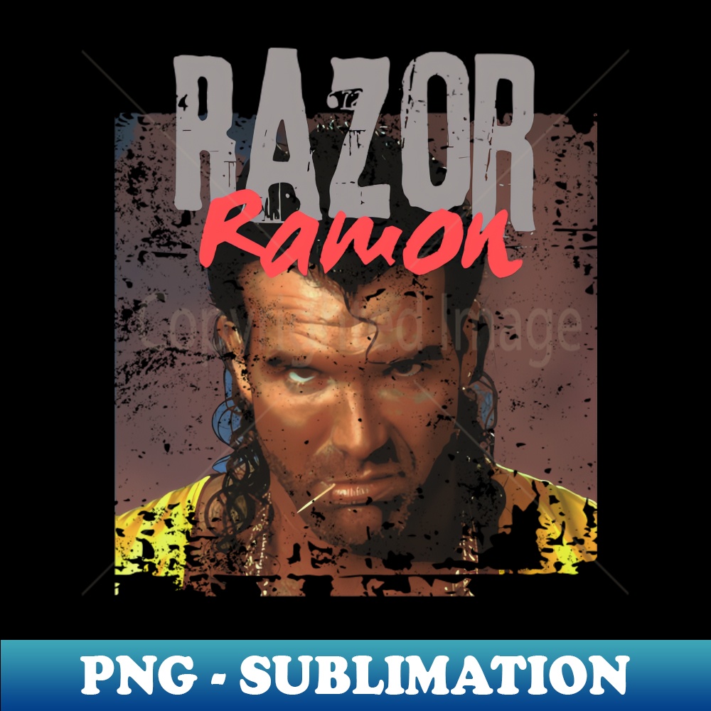Razor ramon - vintage style - Instant PNG Sublimation Download