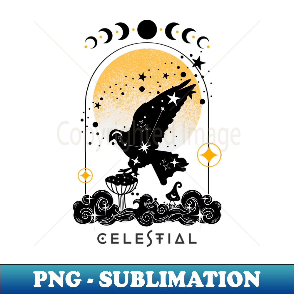 Celestial spirit animal Dove - Exclusive Sublimation Digital File