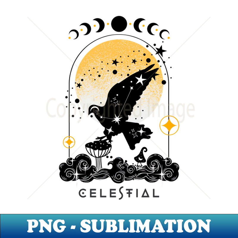 Celestial spirit animal Dove - Exclusive Sublimation Digital File