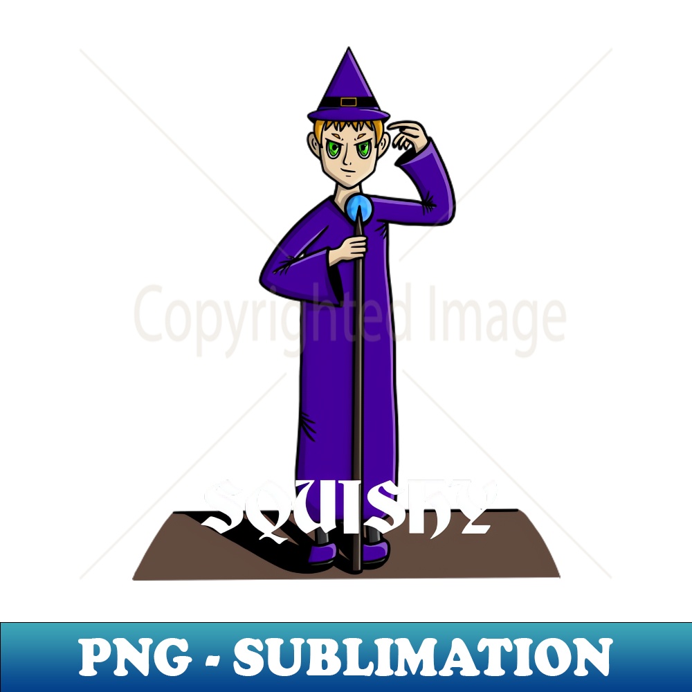 Squishy Wizard - Premium Sublimation Digital Download