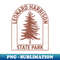 Leonard Harrison State Park Pennsylvania Vintage Tree - High-Resolution PNG Sublimation File