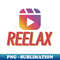 Reelax tee - Exclusive PNG Sublimation Download