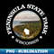Peninsula State Park - Retro PNG Sublimation Digital Download