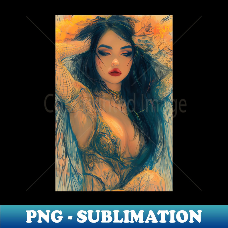 Pretty Devil - PNG Transparent Sublimation Design