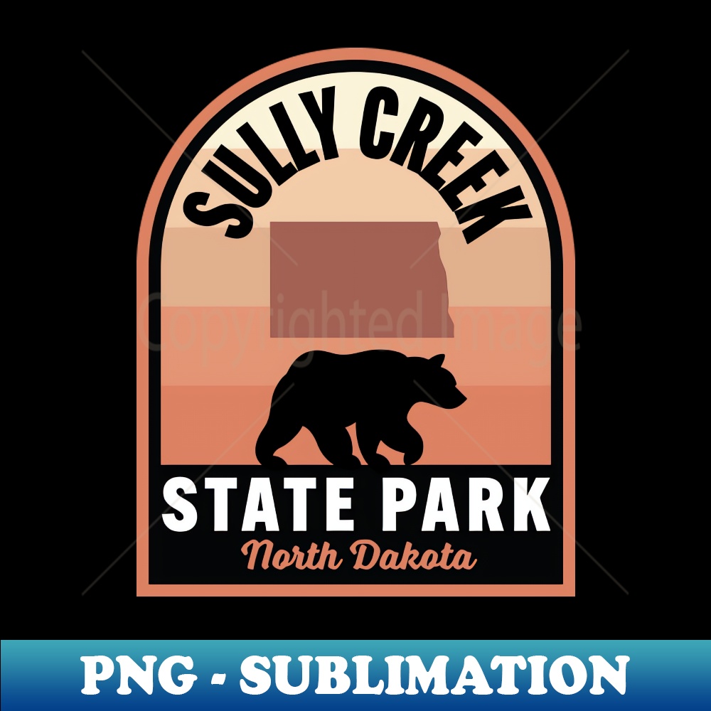 Sully Creek State Park ND Bear 1 - Stylish Sublimation Digital Download
