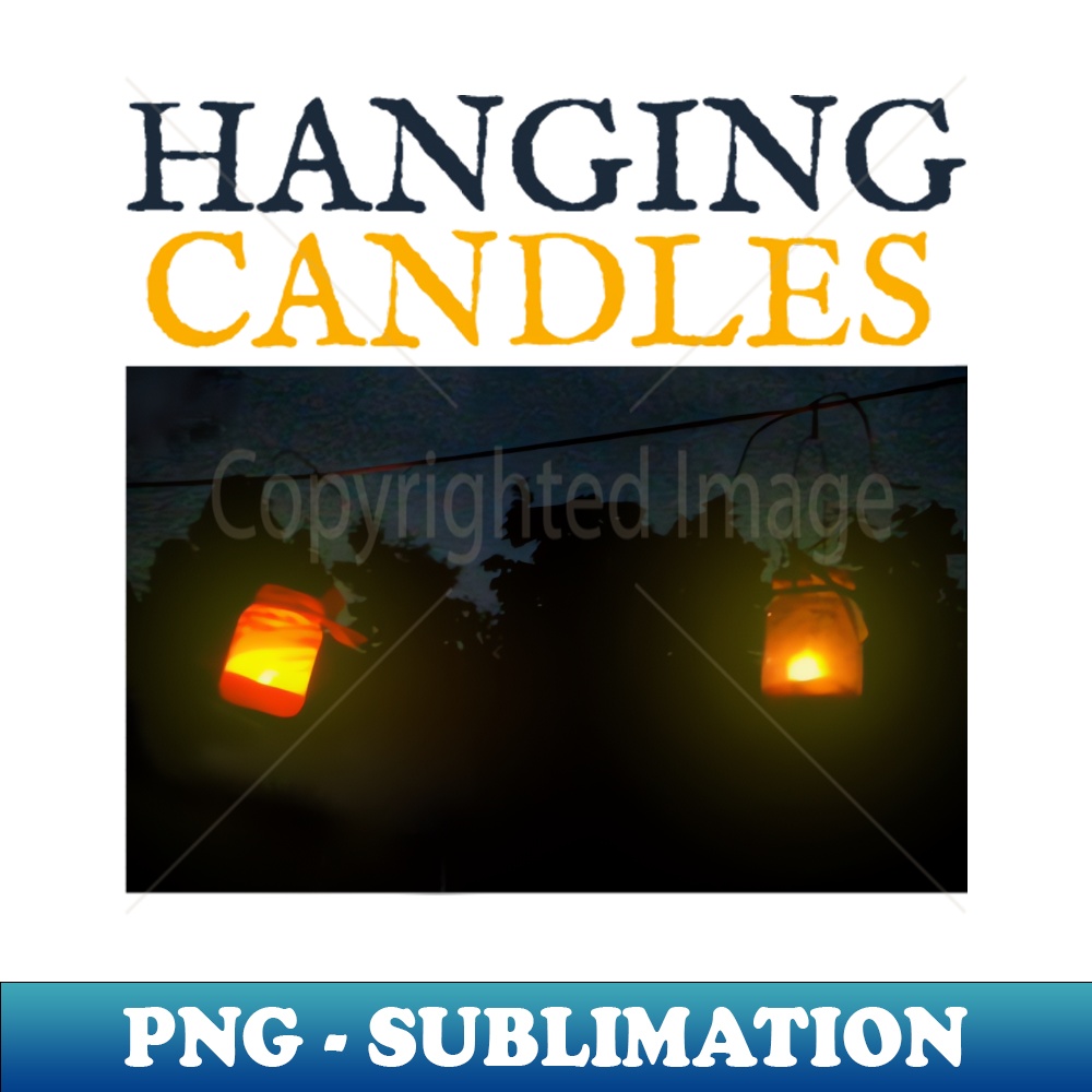 Hanging candles - Modern Sublimation PNG File