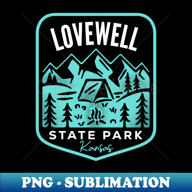 Lovewell State Park Kansas - PNG Transparent Sublimation Design