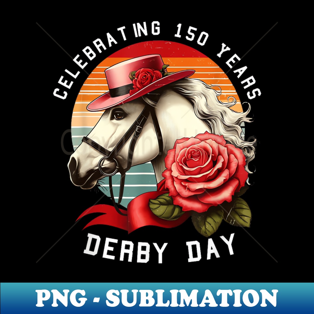 Celebrating 150 Years Ky Derby Day Men Women - Stylish Sublimation Digital Download
