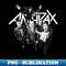 ANTHRAX BAND - PNG Transparent Digital Download File for Sublimation