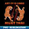 Thai Boxing Art Of 8 Limbs Muay Thai 1 - Unique Sublimation PNG Download