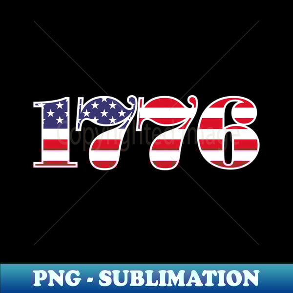 1776 4th of July USA America - Modern Sublimation PNG File