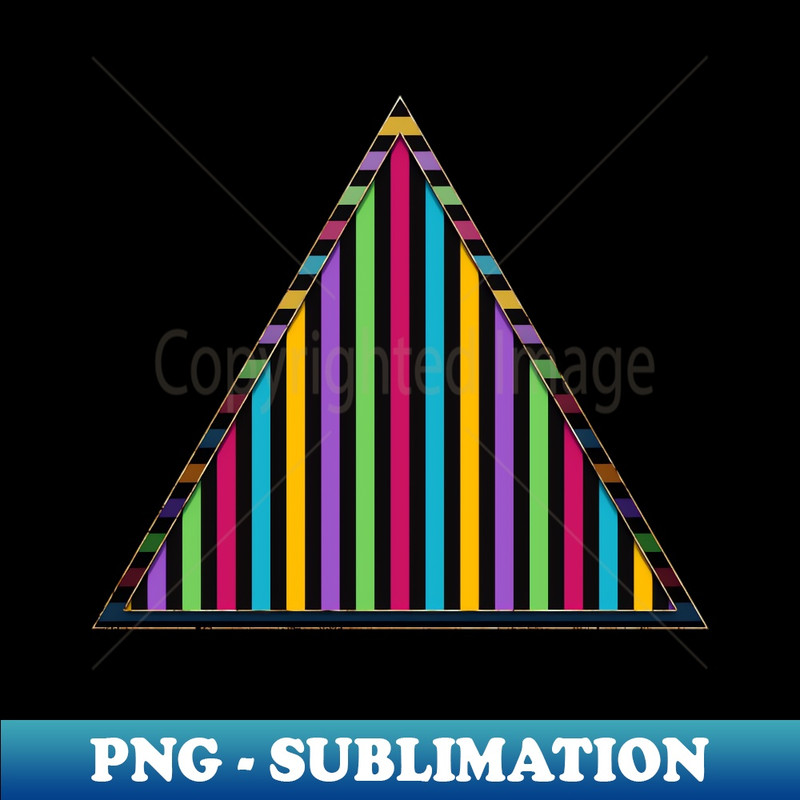 Geometric Vertical Block Stripe Pattern in Crayon Rainbow Colors n.488 - Stylish Sublimation Digital Download