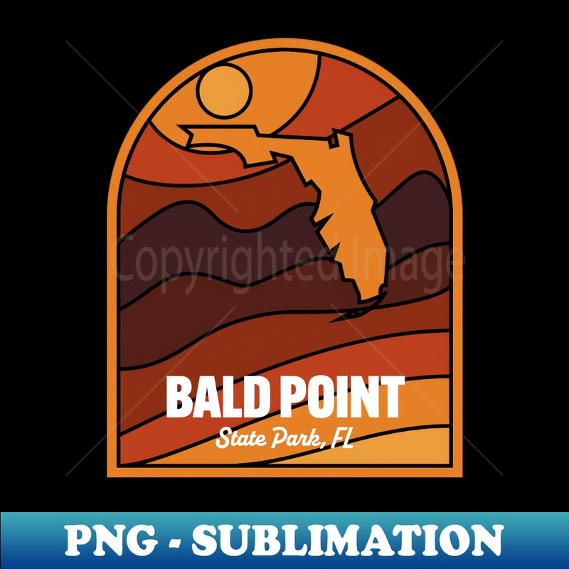 Bald Point State Park Florida - Special Edition Sublimation PNG File
