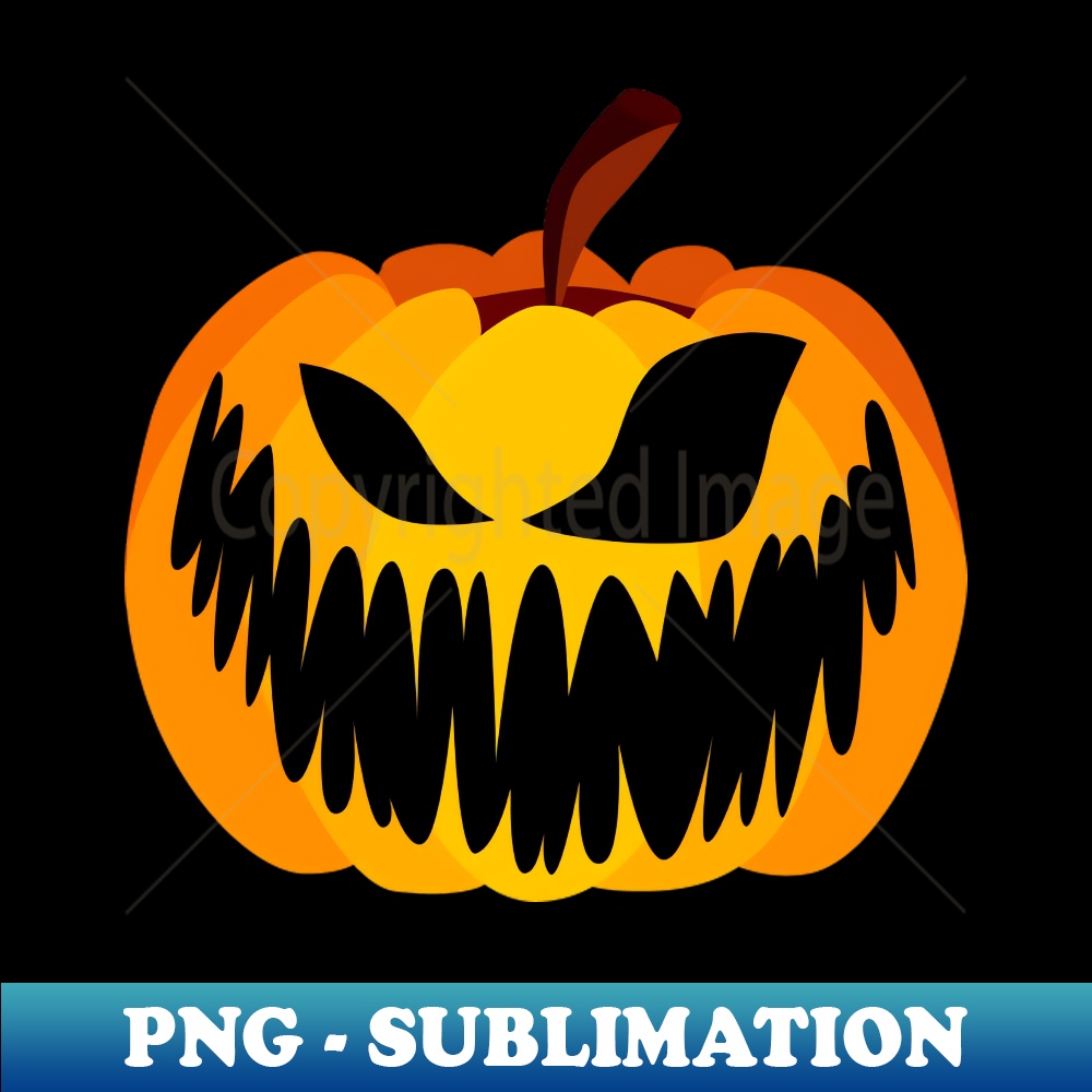 Scary Pumpkin Face - Professional Sublimation Digital Download