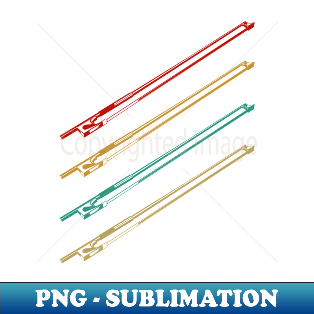 Cello Bow Cello - Elegant Sublimation PNG Download
