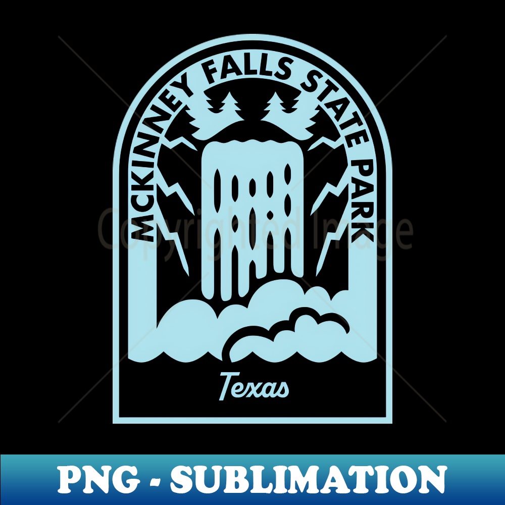 McKinney Falls State Park Texas - PNG Sublimation Digital Download