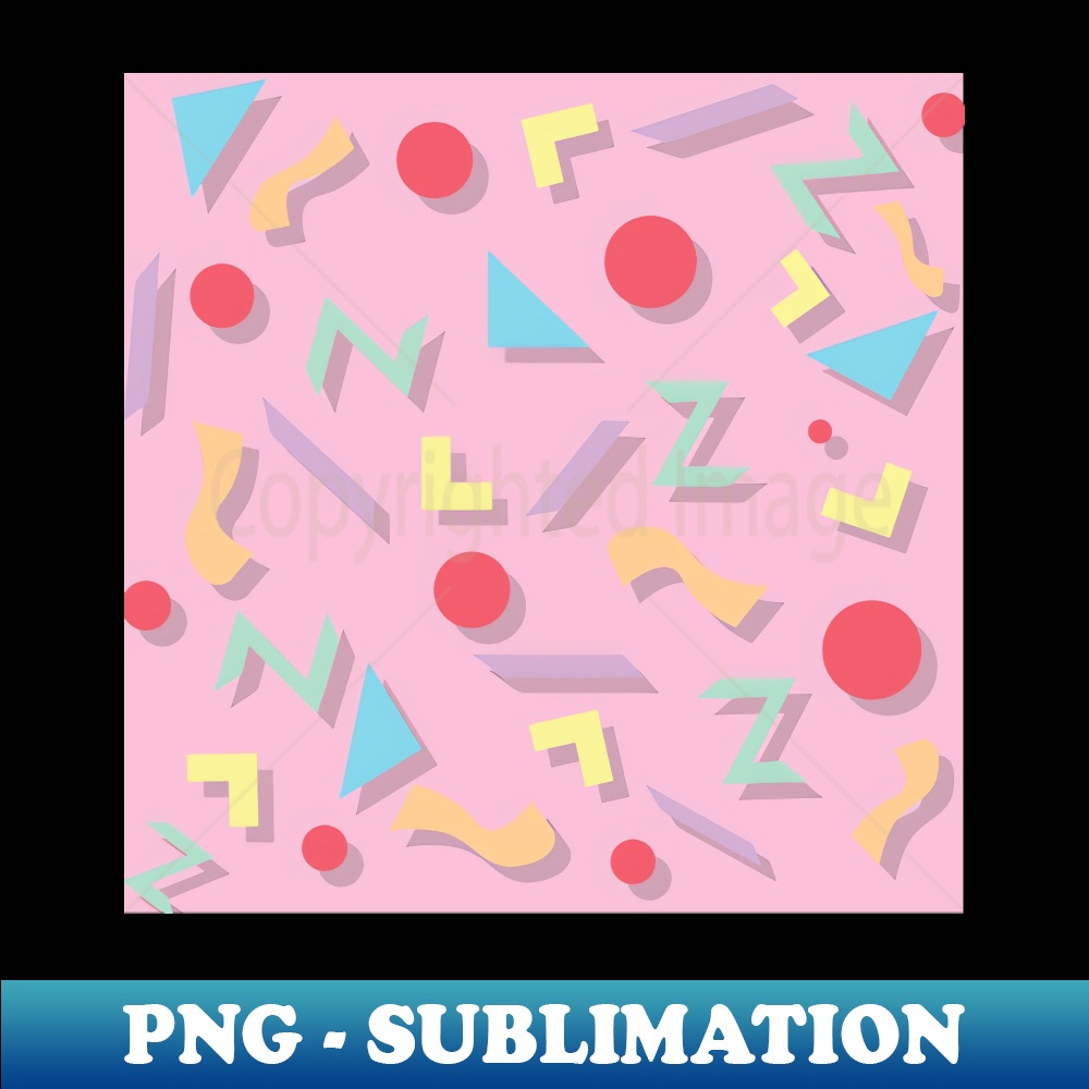 Funky 90 Pattern v1 - Stylish Sublimation Digital Download