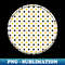 Geometric Polka Dot Pattern in Yellow n.364 - Vintage Sublimation PNG Download