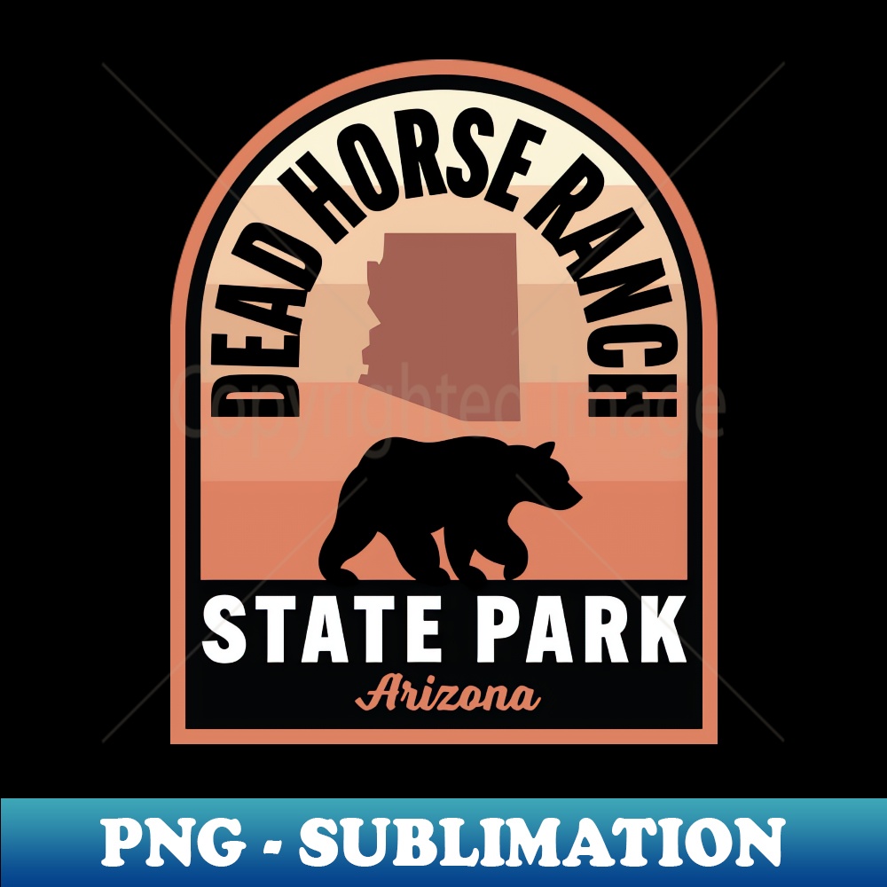 Dead Horse Ranch State Park AZ Bear - Digital Sublimation Download File