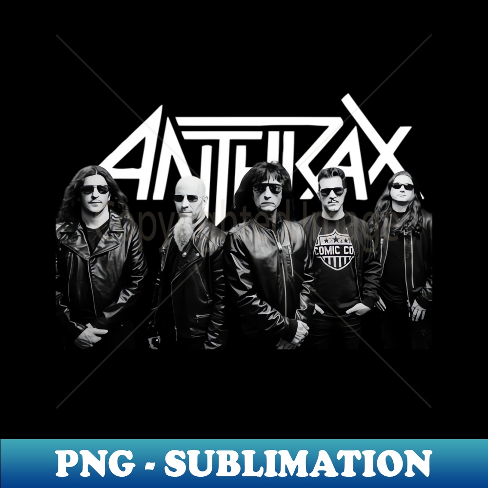 ANTHRAX BAND - PNG Sublimation Digital Download