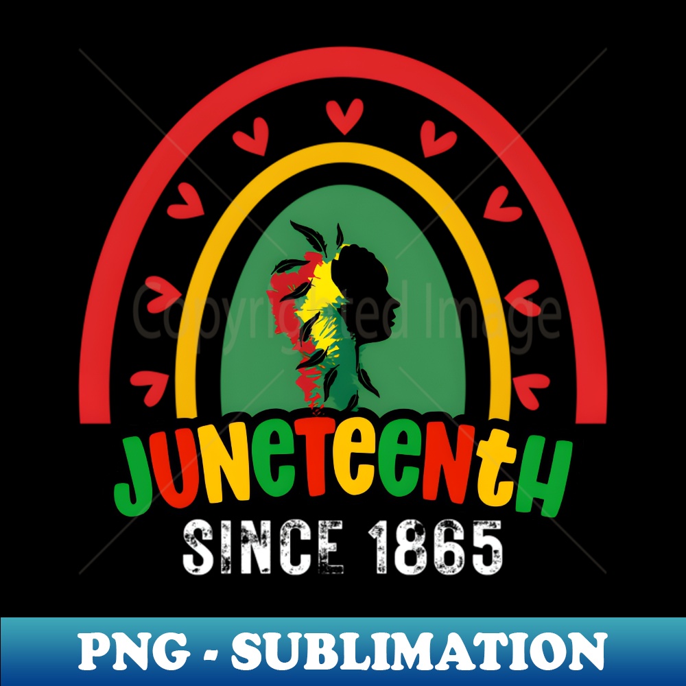 Junenth Celebrate 1865Black History African American - Sublimation-Ready PNG File