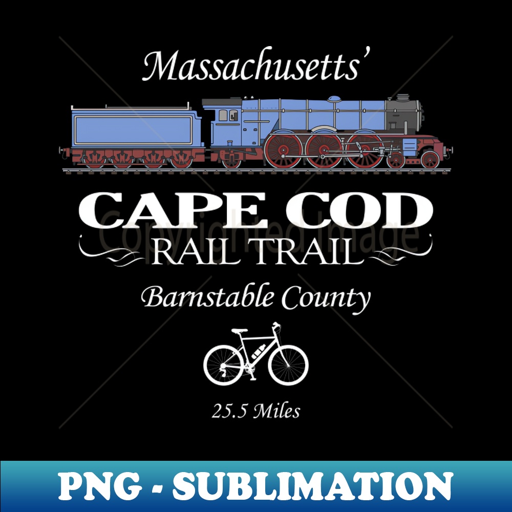 Cape Cod Rail Trail (RT2) - Trendy Sublimation Digital Download