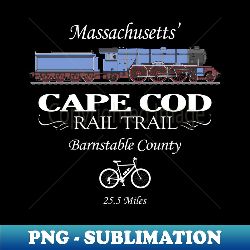 Cape Cod Rail Trail (RT2) - Trendy Sublimation Digital Download