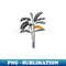 Black and Gold Leaf - Banana Tree - Vintage Botanical - PNG Transparent Sublimation File