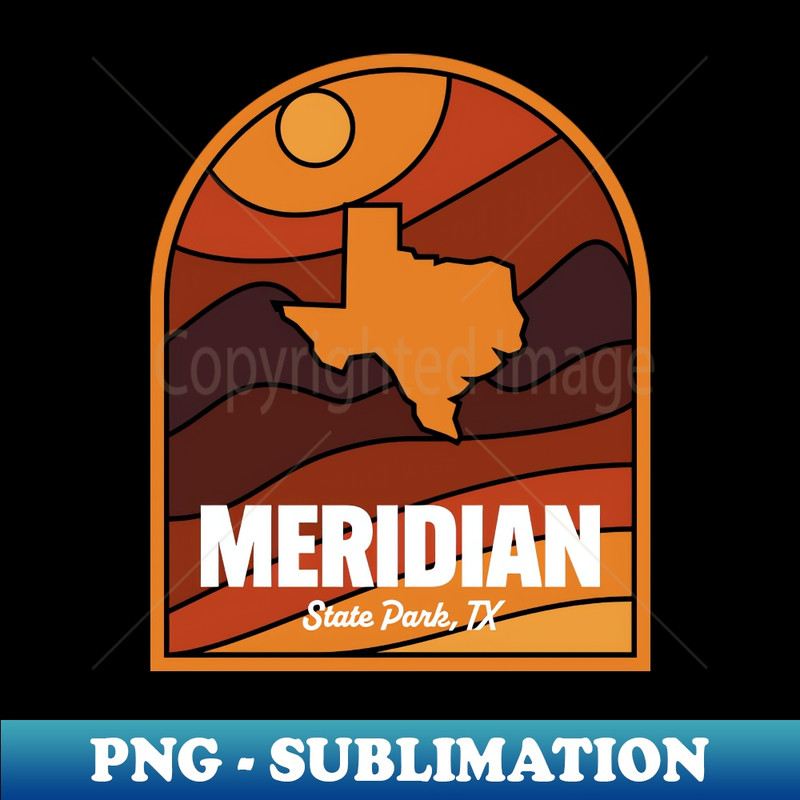 Meridian State Park Texas - Creative Sublimation PNG Download
