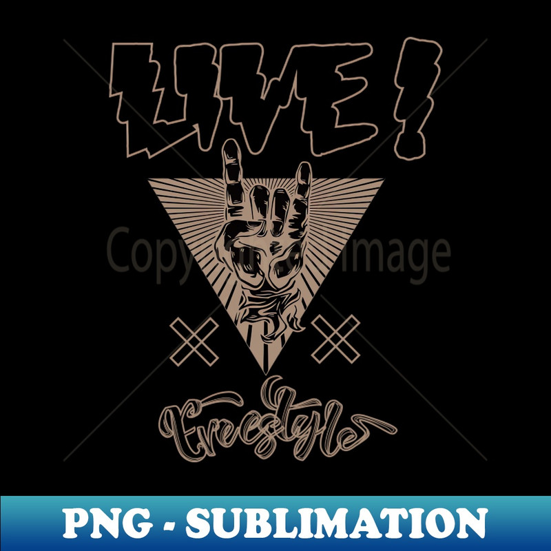 T24015 Freestyle letters graphic - Retro PNG Sublimation Digital Download