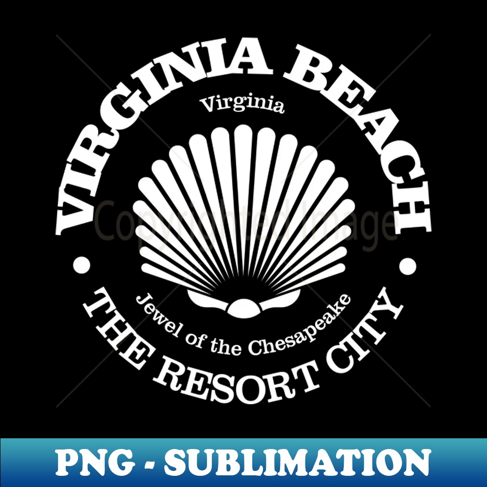 Virginia Beach (seashell) - Special Edition Sublimation PNG File