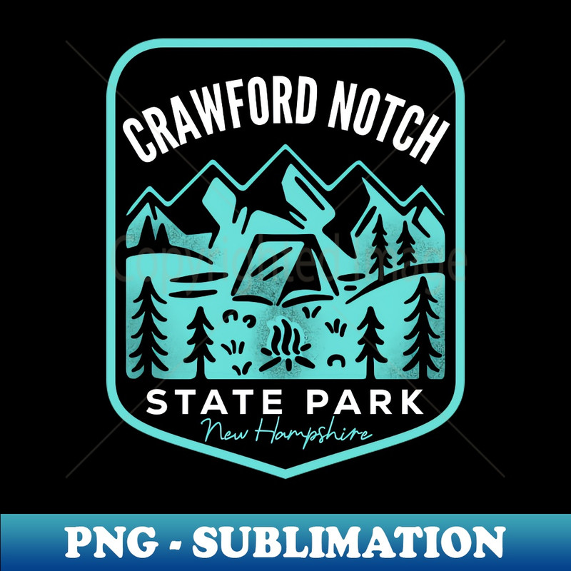 Crawford Notch State Park New Hampshire - Modern Sublimation PNG File