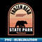 Frozen Head State Park TN Bear - Retro PNG Sublimation Digital Download