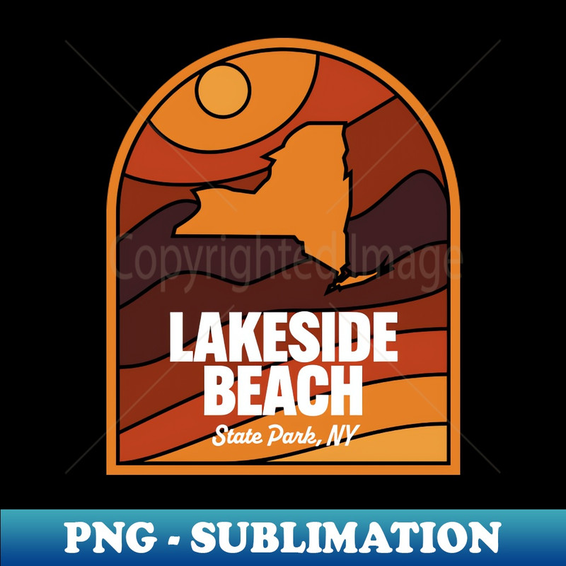 Lakeside Beach State Park New York - Creative Sublimation PNG Download