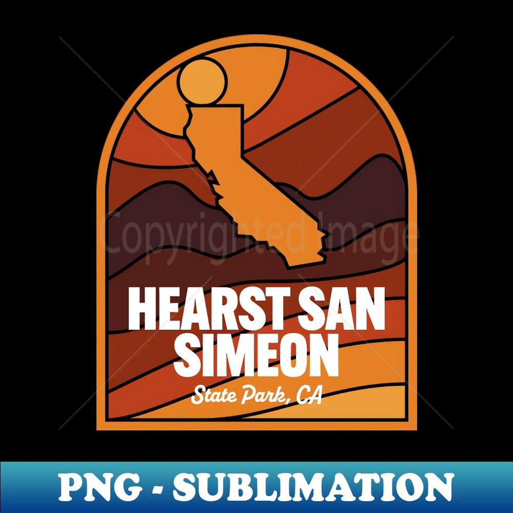 Hearst San Simeon State Park California - Premium Sublimation Digital Download